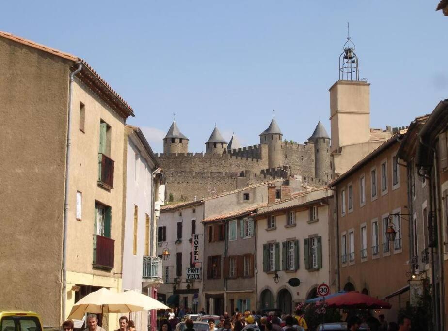 Studio Au Pied De La Cite Carcassonne Exterior photo
